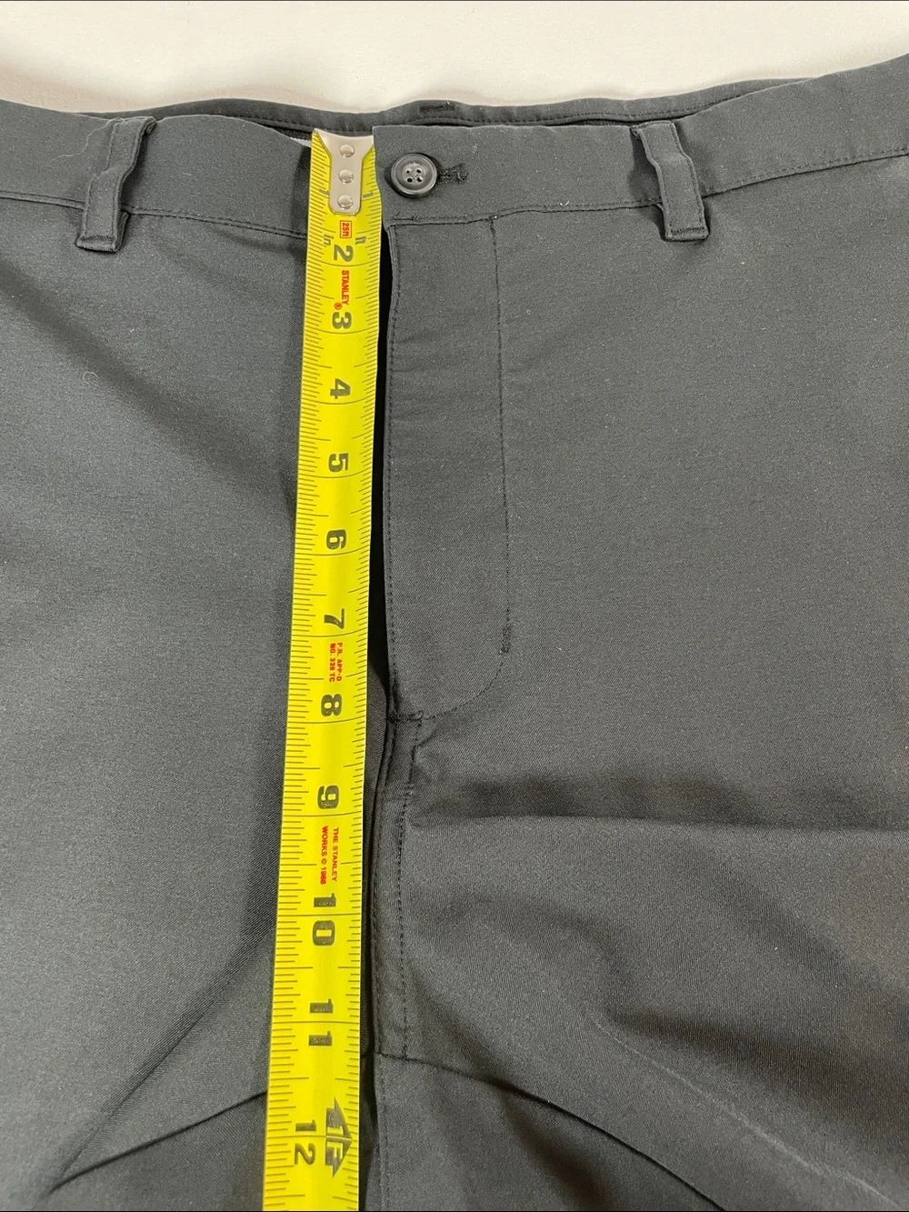 PGA Tour Black Flat Front Men’s Golf Shorts With Active Waistband Size 34